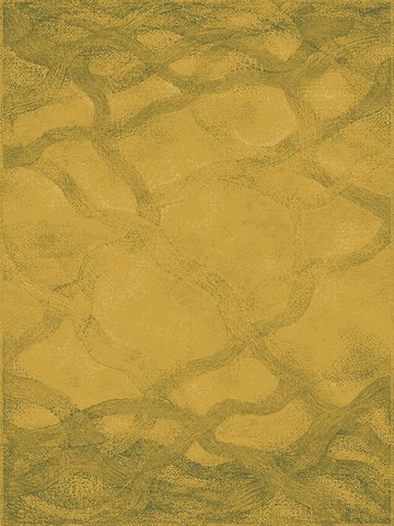 Rug design Moss in Mustard & Olive (visualisation, AI-generated)