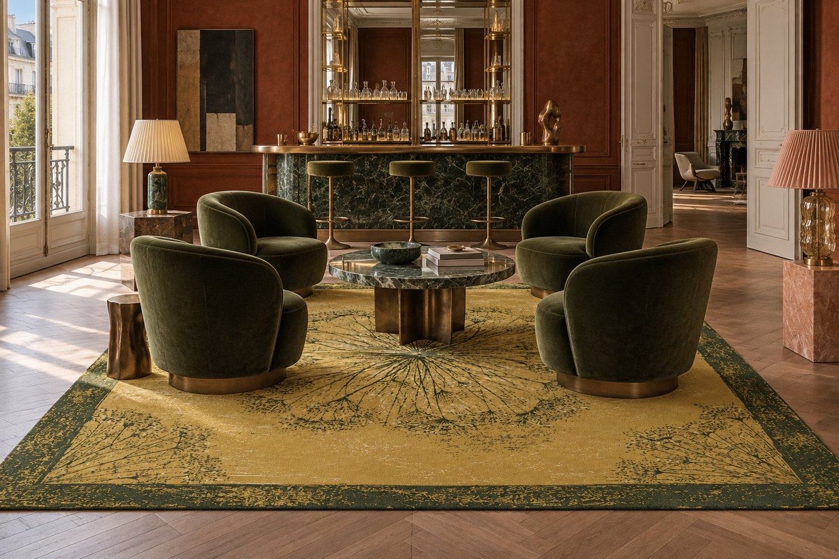 Interior with Seedhead in a bar (visualisation, AI-generated)