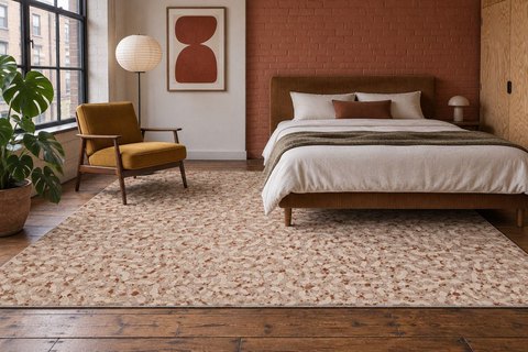 Interior with Maze in a guest room (visualisation, AI-generated)